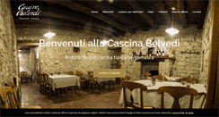Desktop Screenshot of cascinabelvedi.it